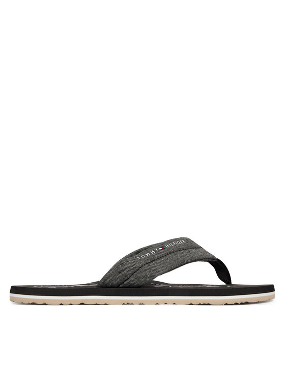 Tommy Hilfiger Tommy Hilfiger Flip-flops Hilfiger Chambray Beach Sandal FM0FM05751 Szürke