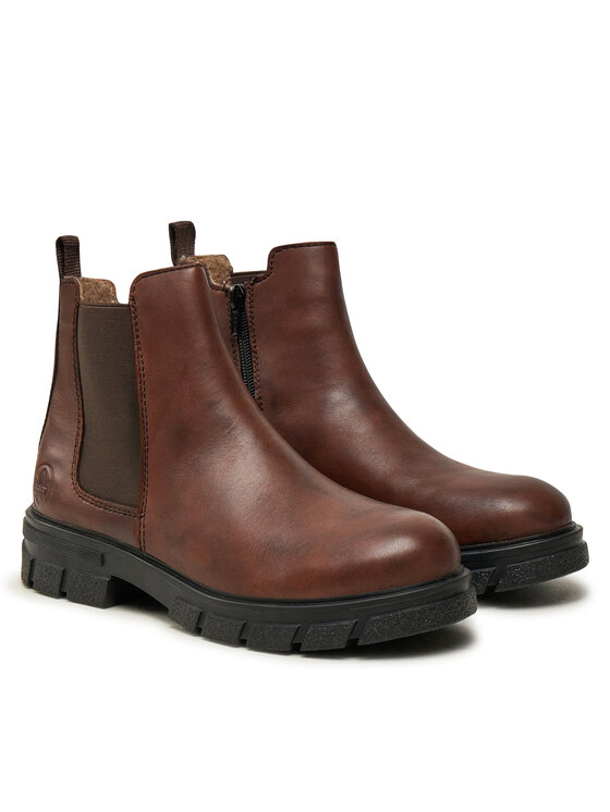 Rieker Rieker Polokozačky Z9150-25 Hnědá