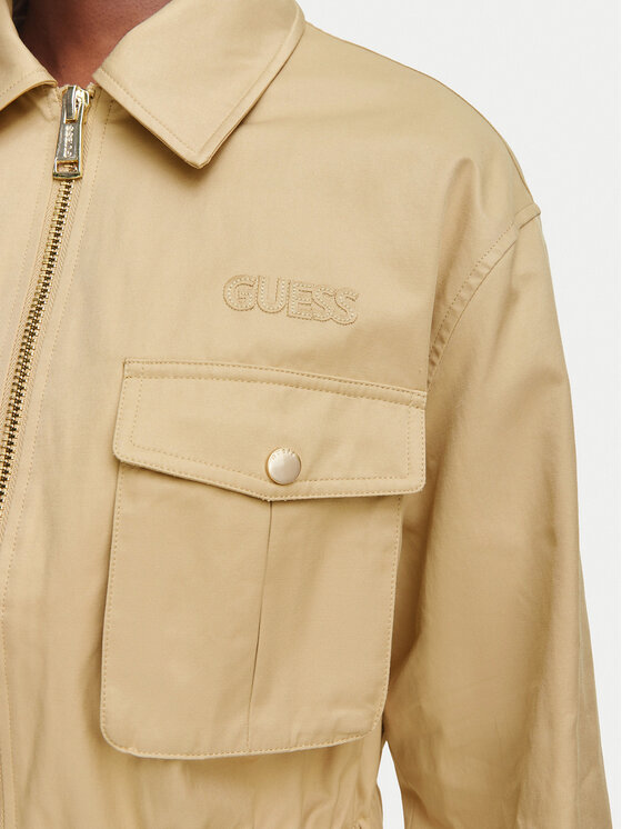 Guess Guess Übergangsjacke W6YL20 W2910 Beige Regular Fit