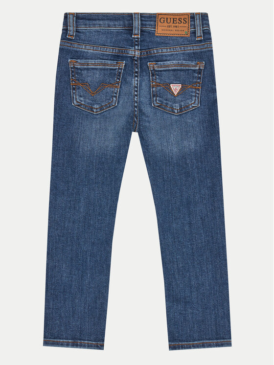 Guess Guess Jeansy N2RA08 D4GV0 Niebieski Skinny Fit