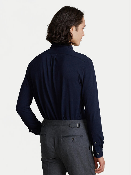 Polo Ralph Lauren Polo Ralph Lauren Πουκάμισο 710654408016 Σκούρο μπλε Regular Fit