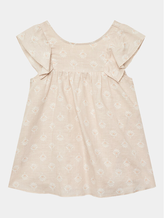 United Colors Of Benetton Rochie de zi 44JRGV00R Bej Regular Fit