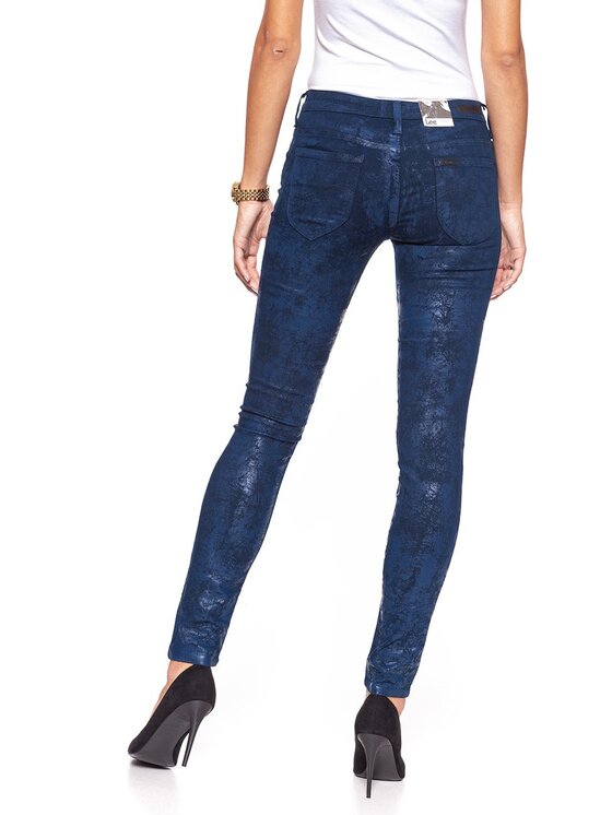 Lee Lee Jeansy SCARLETT Niebieski Skinny Fit
