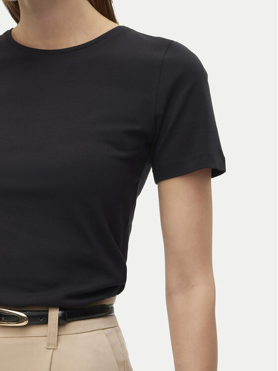 Vero Moda Vero Moda T-shirt Lulu 10323755 Crna Regular Fit