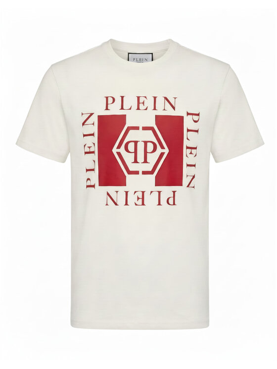 PHILIPP PLEIN PHILIPP PLEIN T-Shirt 31676 Bílá Regular Fit