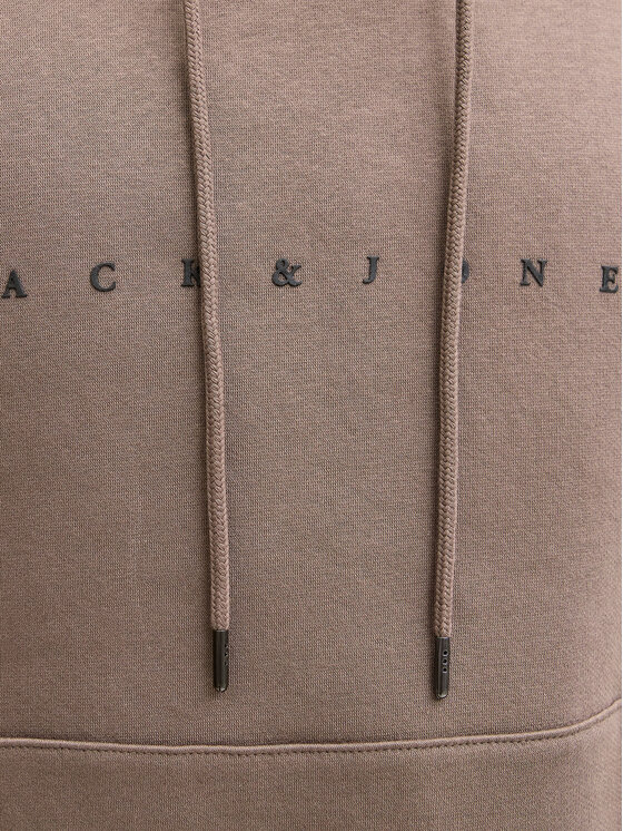 Jack & Jones Jack & Jones Džemperis ar kapuci Star 12233972 Brūns Regular Fit