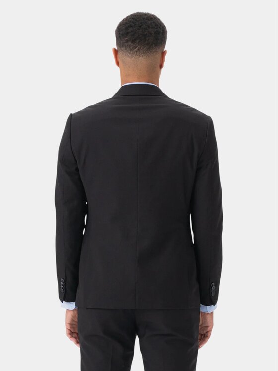 TeeShoppen TeeShoppen Marynarka 'Basic Collection' Czarny Regular Fit