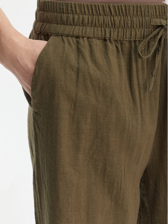 ONLY ONLY Pantaloni di tessuto Tizana 15319090 Verde Regular Fit