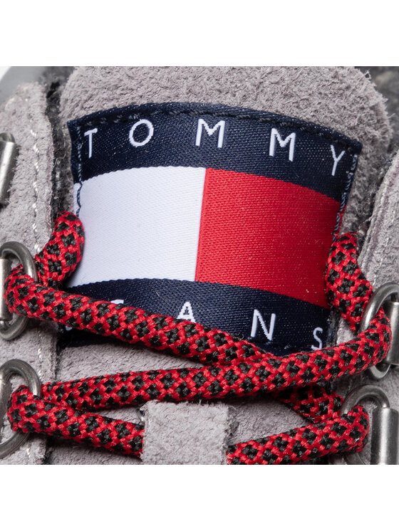 Tommy Jeans Tommy Jeans Sportcipő Warmlined Classic Midcut Sneaker EM0EM00364 Szürke