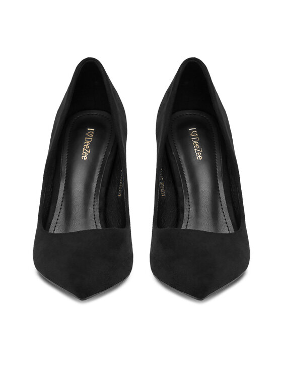 DeeZee DeeZee Pantofi cu toc subțire GA0-07B Negru
