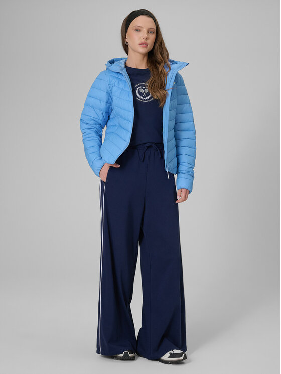 4F 4F Kurtka puchowa EVERYDAY ACTIVE Niebieski Slim Fit