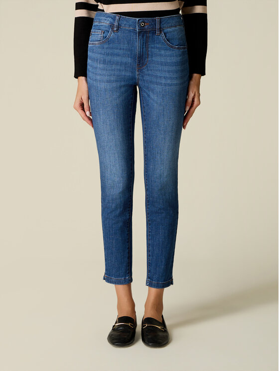 Oltre Oltre Jeans P40GR009539N034 Blu Skin Fit