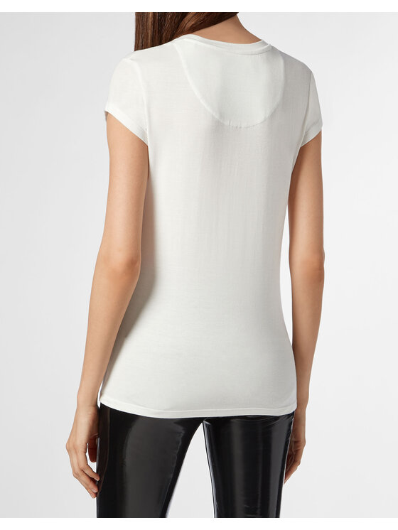 PHILIPP PLEIN PHILIPP PLEIN T-Shirt 30178 Biały Regular Fit