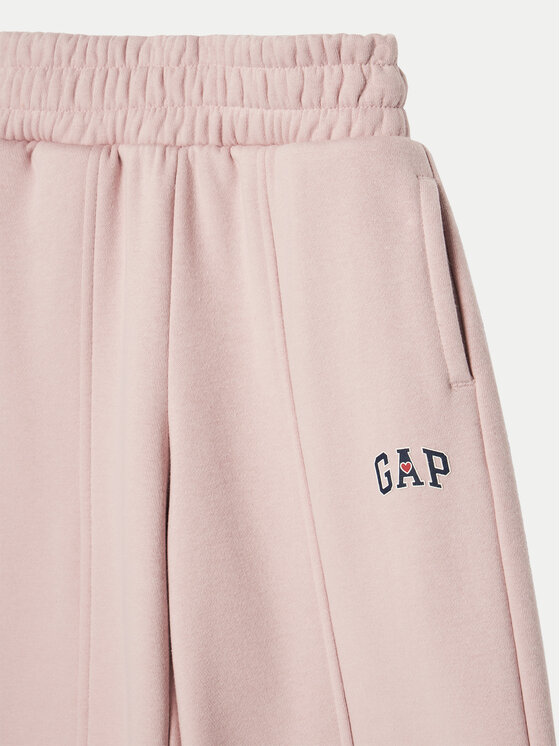 Gap Gap Teplákové nohavice 628710-00 Ružová Regular Fit
