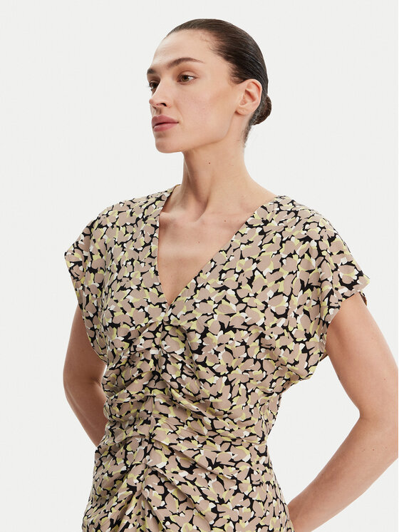 French Connection French Connection Každodenní šaty 71YCV Khaki Regular Fit