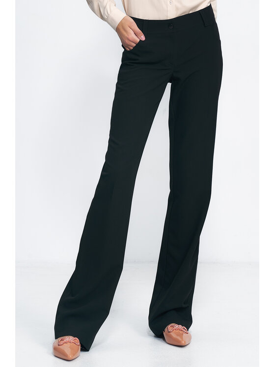 NIFE NIFE Dámské kalhoty SD100 Černá Bootcut Fit