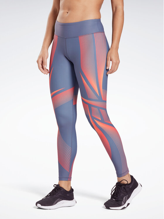 Reebok OS Nylux Damen Caprihose – Figurnahe Sport- & Freizeithose In Grün, Elastisch & Feuchtigkeitsregulierend