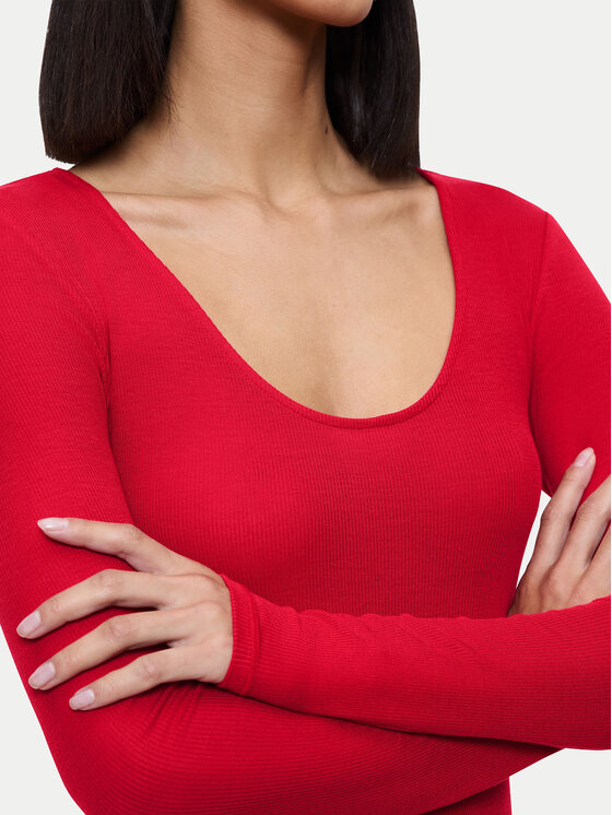 Triumph Triumph Pižamos palaidinė Bauty Layers 10225060 Raudona Slim Fit