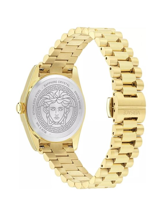 Versace Versace Zegarek VE0E00625 Złoty