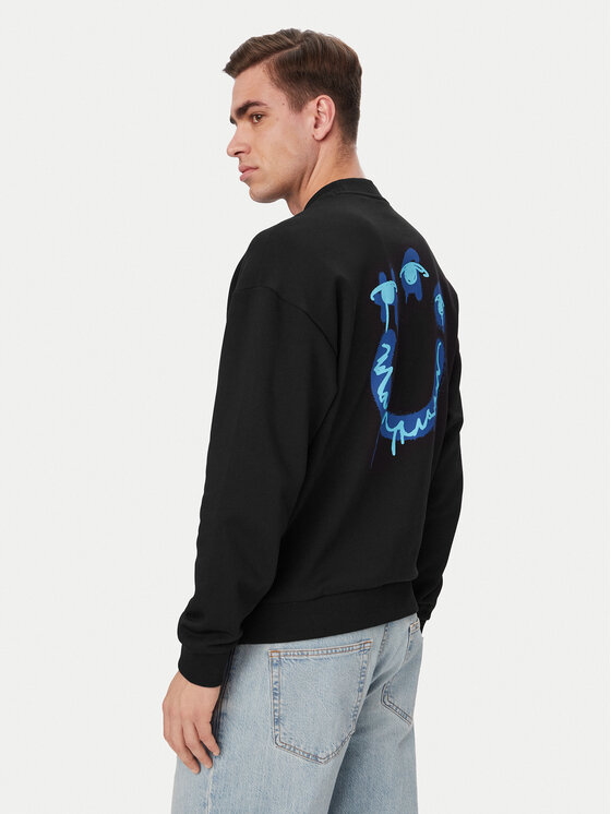 HUGO HUGO Bluza Nucavex 50560062 Czarny Regular Fit