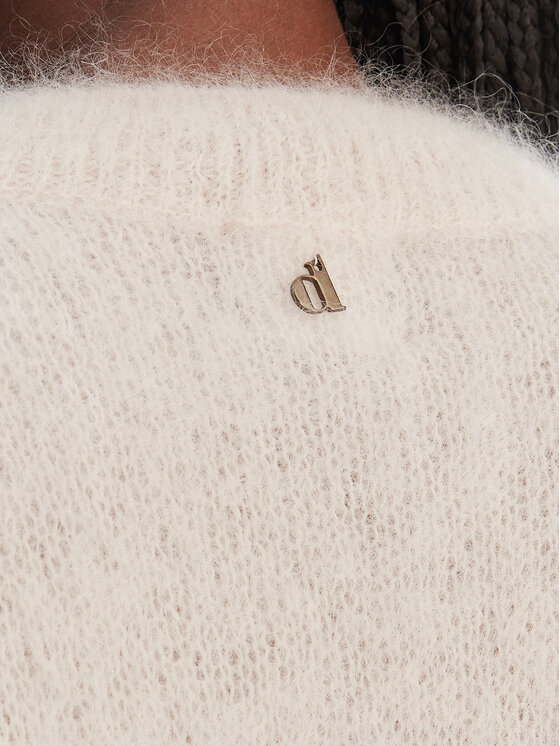 Dixie Dixie Sweter M277Y101A Écru Relaxed Fit