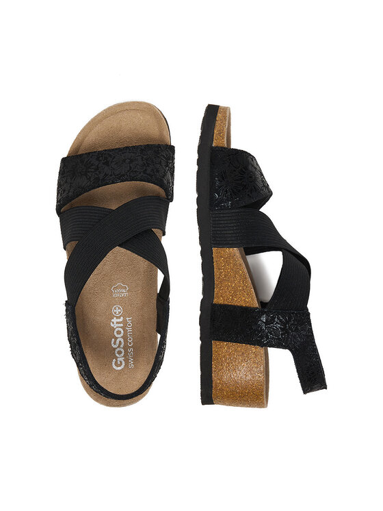 Go Soft Go Soft Sandalen CEO-HSCB15046-52 Schwarz