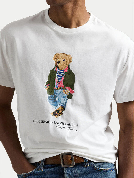 Polo Ralph Lauren Polo Ralph Lauren Majica 710854497041 Bela Regular Fit