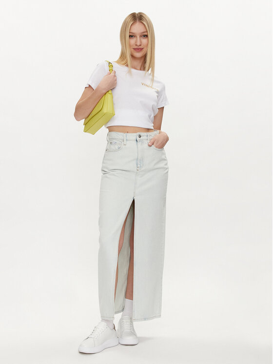 Noisy May Noisy May Tricou Sun 27030257 Alb Oversize