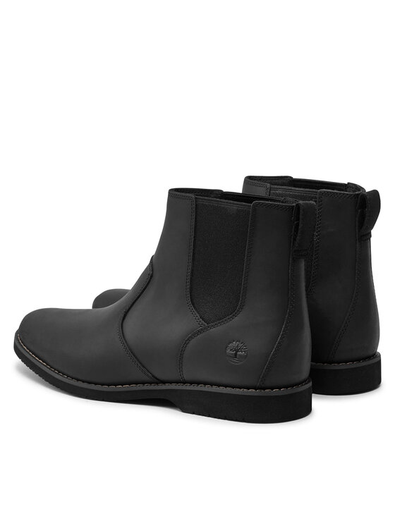 Timberland Timberland Kotníková obuv s elastickým prvkem Woodhull TB0A413H0011 Černá