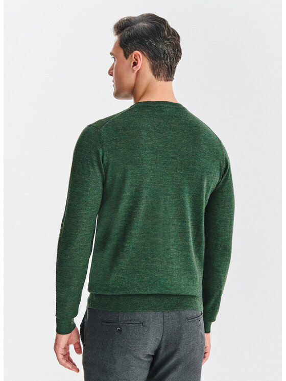 Pako Lorente Pako Lorente Sweter P25WF-2X-020 Zielony Classic Fit