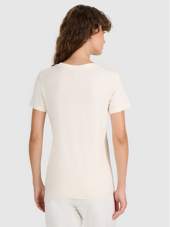 4F 4F T-Shirt SS MIDSHOP TEXTILE Biały Regular Fit