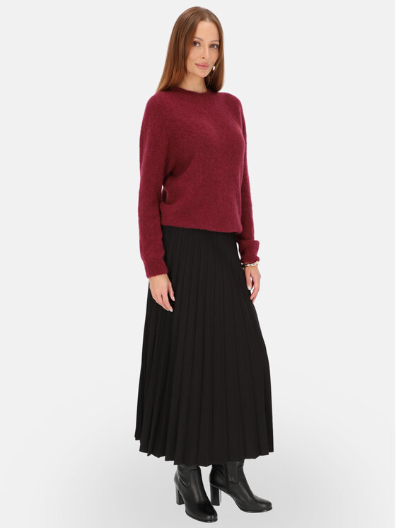 L’AF L’AF Sweter Tessa Bordowy Regular Fit