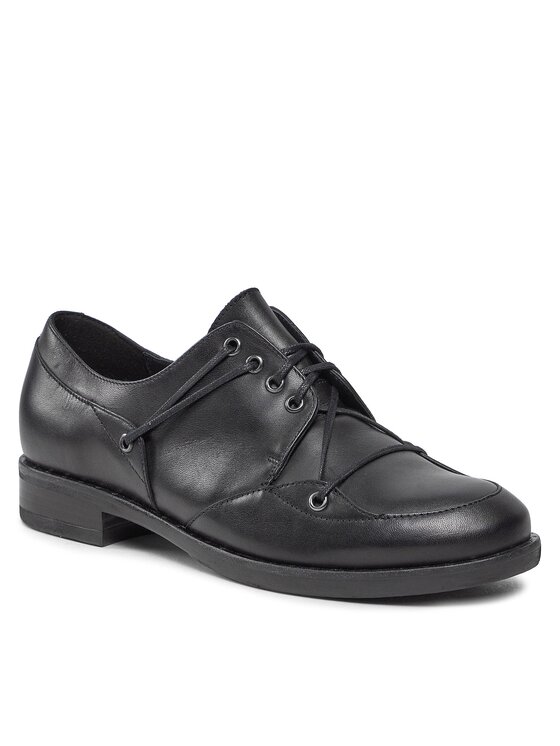 Gino Rossi Gino Rossi Oxfords Atsu DPI632-621-E100-9900-0 Μαύρο