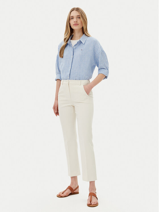 Tommy Hilfiger Tommy Hilfiger Сорочка WW0WW46169 Голубий Loose Fit