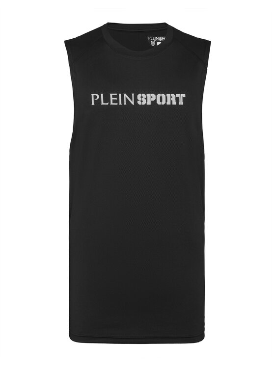 Plein Sport Plein Sport Tank top 22979 Czarny Regular Fit