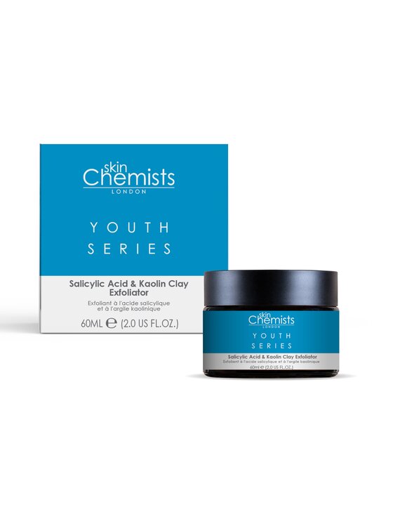 skinChemists skinChemists Peeling z kwasem salicylowym i glinką kaolinową 60 ml Peeling