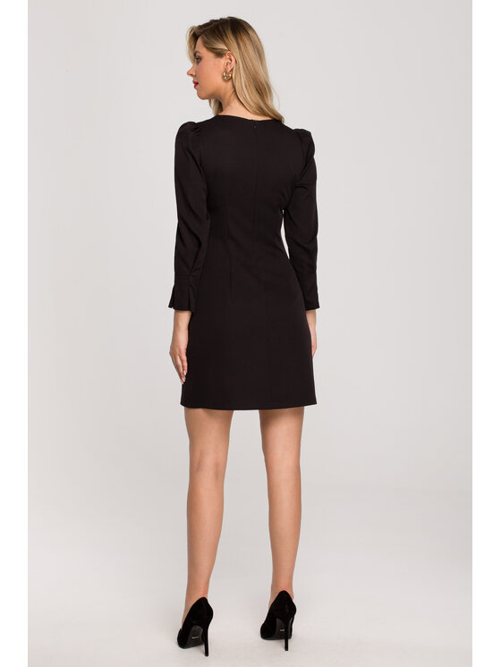 Makover Makover Sukienka wieczorowa K148 Czarny Ladies Fit
