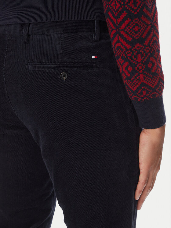 Tommy Hilfiger Tommy Hilfiger Pantaloni chino MW0MW44822 Blu scuro Regular Fit