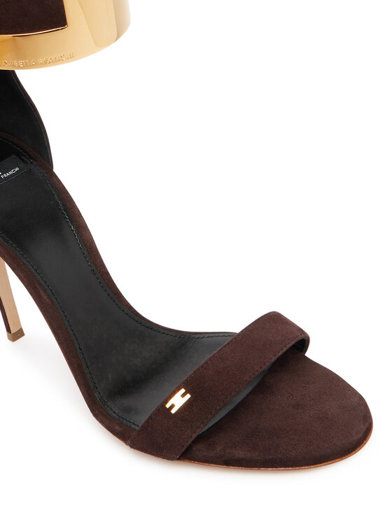 Elisabetta Franchi Elisabetta Franchi Sandali SA-91L-62E2-V600 Temno rjava