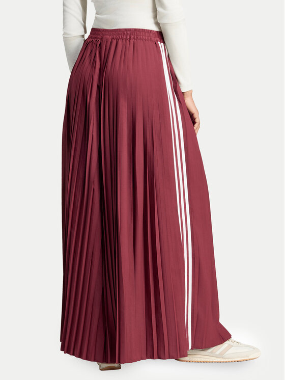 adidas adidas Παντελόνι φόρμας Plisse 3S Track Pants LG4078 Μπορντό Relaxed Fit