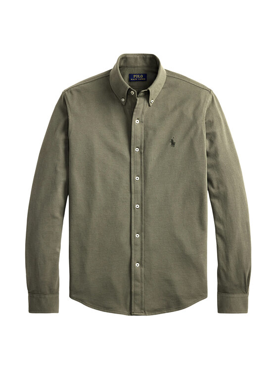 Polo Ralph Lauren Polo Ralph Lauren Πουκάμισο 710654408504 Χακί Regular Fit