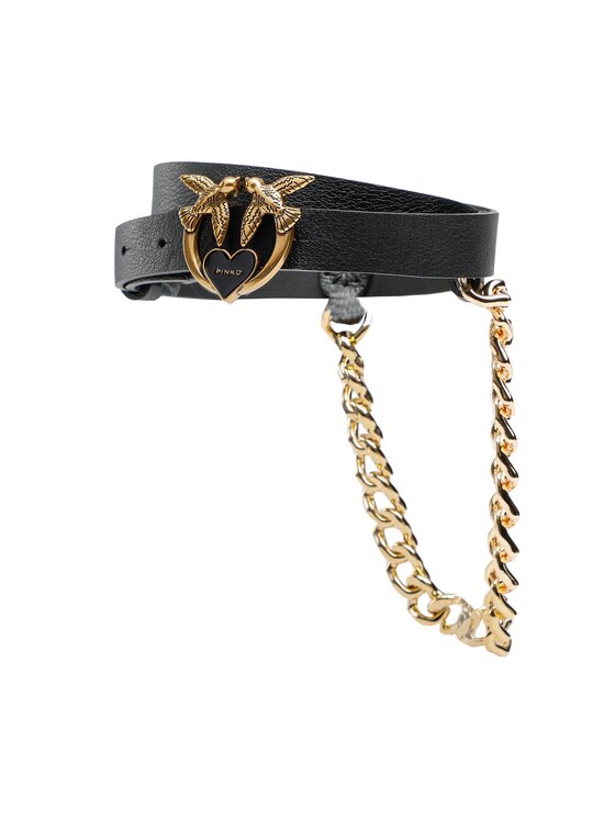 PINKO Pinko Dámský pásek Love Belt H2 20222 PLT01 1H2147.A089 Černá