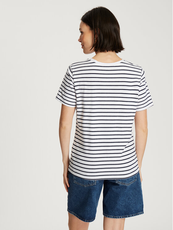 Cross Jeans Cross Jeans T-Shirt 56165-008 Biały