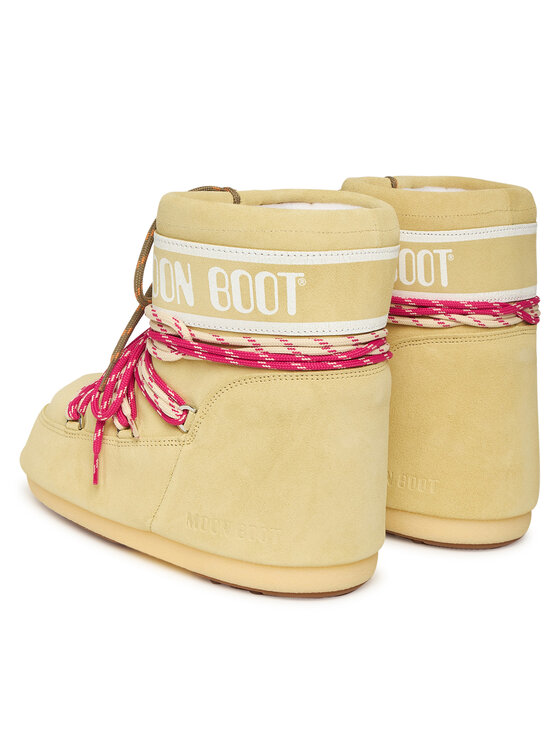 Moon Boot Moon Boot Śniegowce Mb Icon Low Suede Laces 80D1409670 Żółty