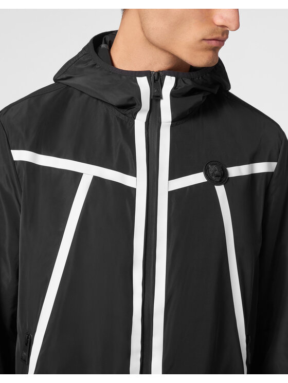 Plein Sport Plein Sport Giacca a vento 14209 Nero Regular Fit