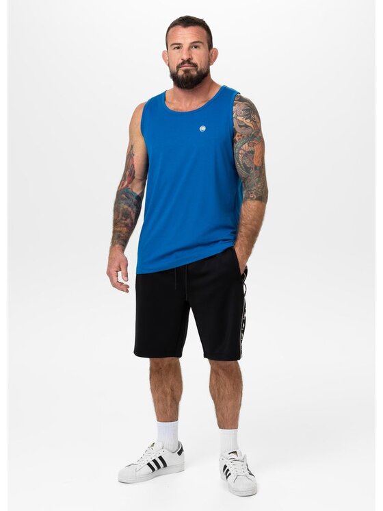 PITBULL PITBULL Tank top Coolmax SCOTT Niebieski Regular Fit