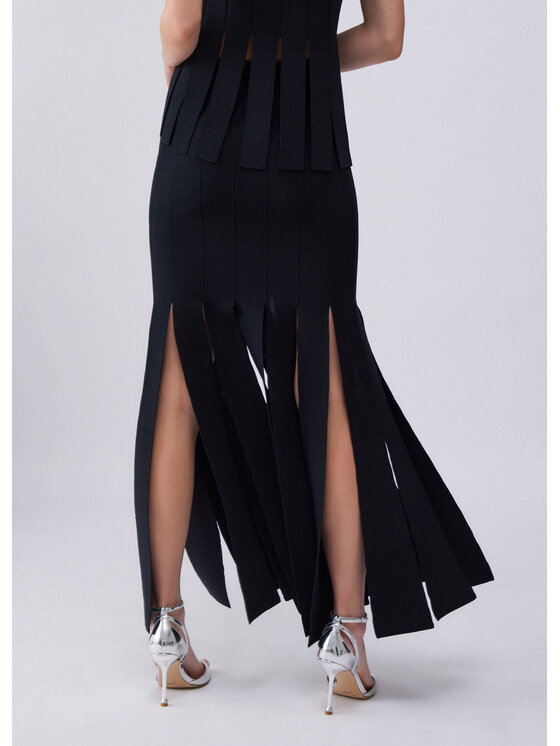 Liu Jo Liu Jo Spódnica maxi CA6095MS55N22222 Czarny Regular Fit