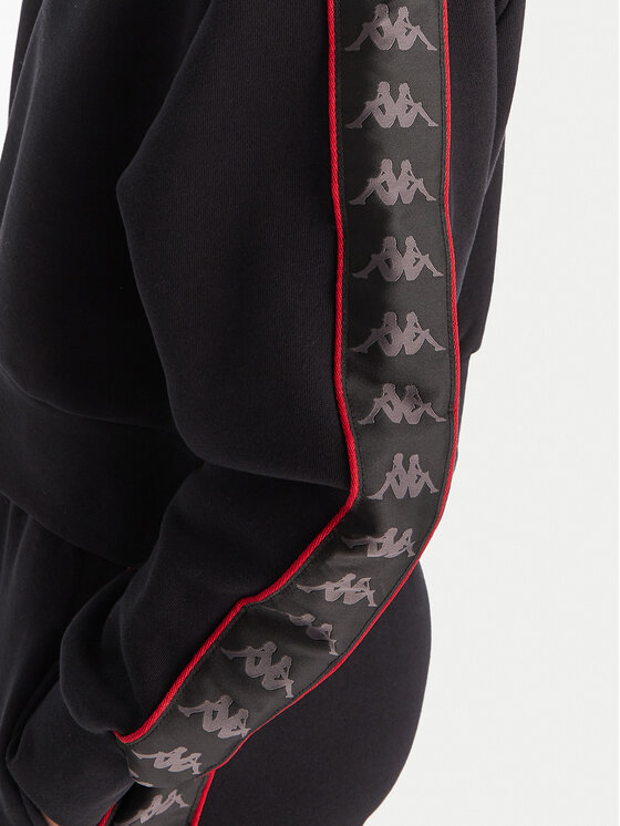 Kappa Kappa Džemperis Banda Marbella 311U1TW Juoda Regular Fit