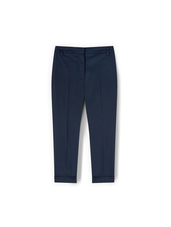 Motivi Motivi Spodnie materiałowe P085Q004532N034 Niebieski Slim Fit