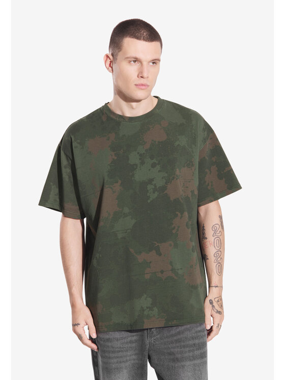 PROSTO. PROSTO. T-Shirt WW00 Zielony Oversize